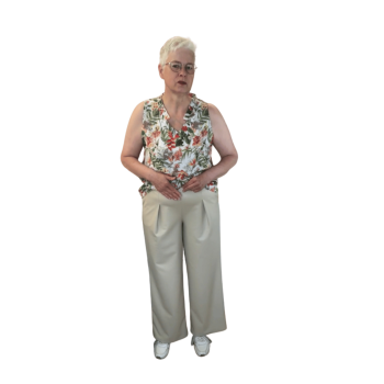 Beispiel Culotte aus Lederimitat